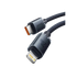 Baseus Cabo Crystal Shine Series Fast Charging Data Type-C To Ip 20W 2M Preto
