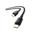 Baseus Cabo Silky Series Fast Charging Type-C To Type-C 100W 2M Cluster Preto