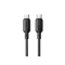 Baseus Cabo Silky Series Fast Charging Type-C To Type-C 100W 2M Cluster Preto