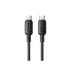 Baseus Cabo Silky Series Fast Charging Type-C To Type-C 100W 2M Cluster Preto