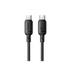 Baseus Cabo Silky Series Fast Charging Type-C To Type-C 100W 1M Cluster Preto