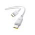 Baseus Cabo Silky Series Fast Charging Type-C To Type-C 100W 1M Moon White