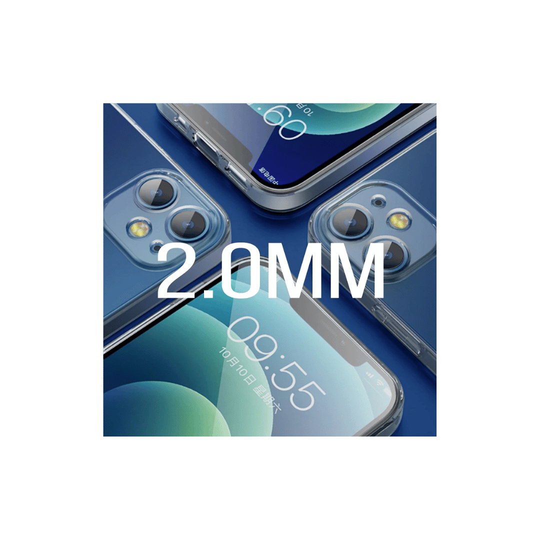 Capa de Silicone para iPhone 17 Transparente Extra Grossa 2.0mm