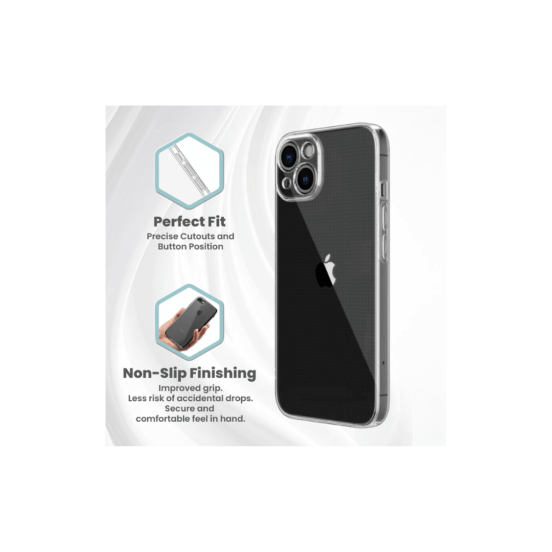 Capa de Silicone para iPhone 17 Transparente Extra Grossa 2.0mm